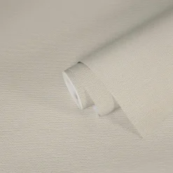 Vliestapete Textil Optik Weiß 38613-1
