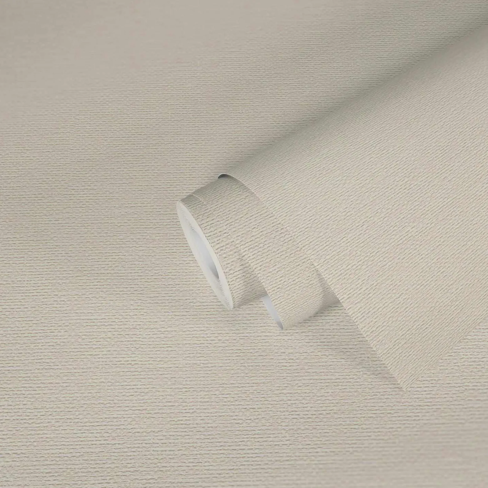 Vliestapete Textil Optik Weiß 38613-1