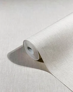 Vliestapete Textil Struktur Uni hell-beige 33328