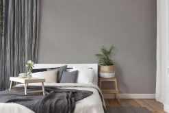 Vliestapete Textil Struktur grau-braun 38528-6