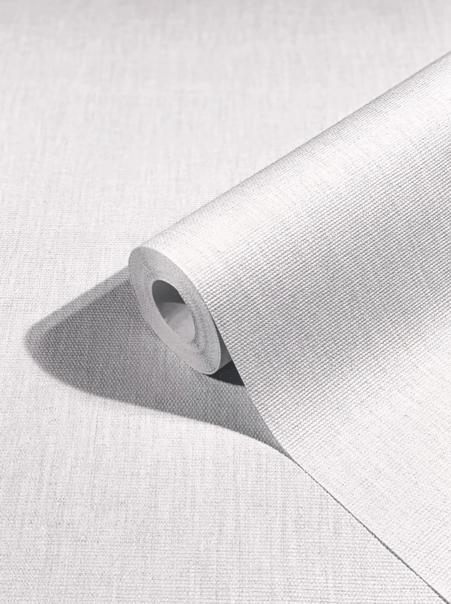Vliestapete Textil Struktur Uni hellgrau 33325