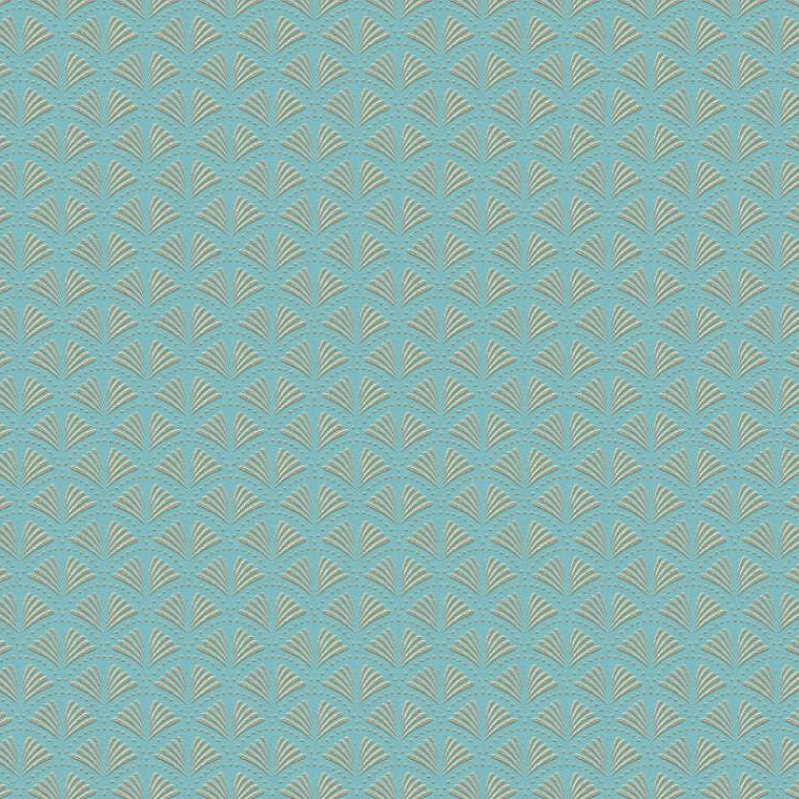 Vliestapete Türkis & Gold 37957-4 Design Dschungel