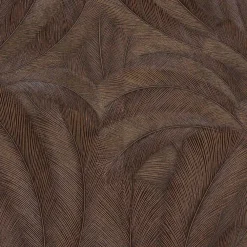 Vliestapete Tropen Blätter Braun Kupfer Metallic 10476-48
