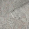 Vliestapete Tropisch Floral Grau Beige Creme 39653-4