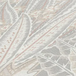 Vliestapete Tropisch Floral Grau Beige Creme 39653-4