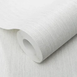 Vliestapete Uni Abstrakt Streifen Grau Creme 10559-31
