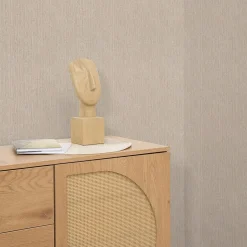 Vliestapete Uni Abstrakt Streifen Braun Grau 10559-32