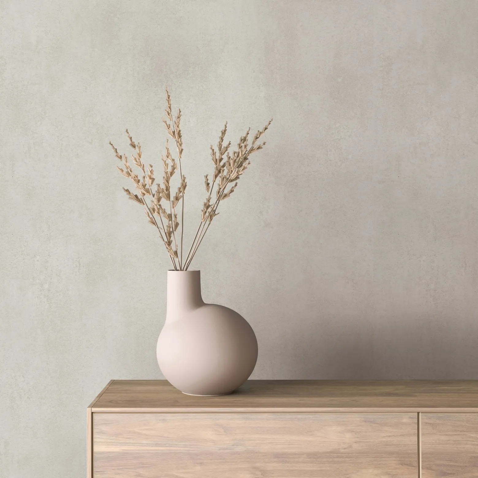 Vliestapete Uni Betonoptik Modern Beige Grau 82471