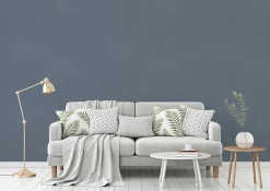 Vliestapete Uni-Design Einfarbig blau-grau 38369-3