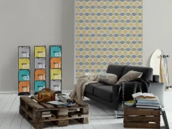 Vliestapete Uni-Design Struktur graubeige 30526-7