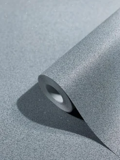 Vliestapete Uni Glitzer silber Marburg 32730