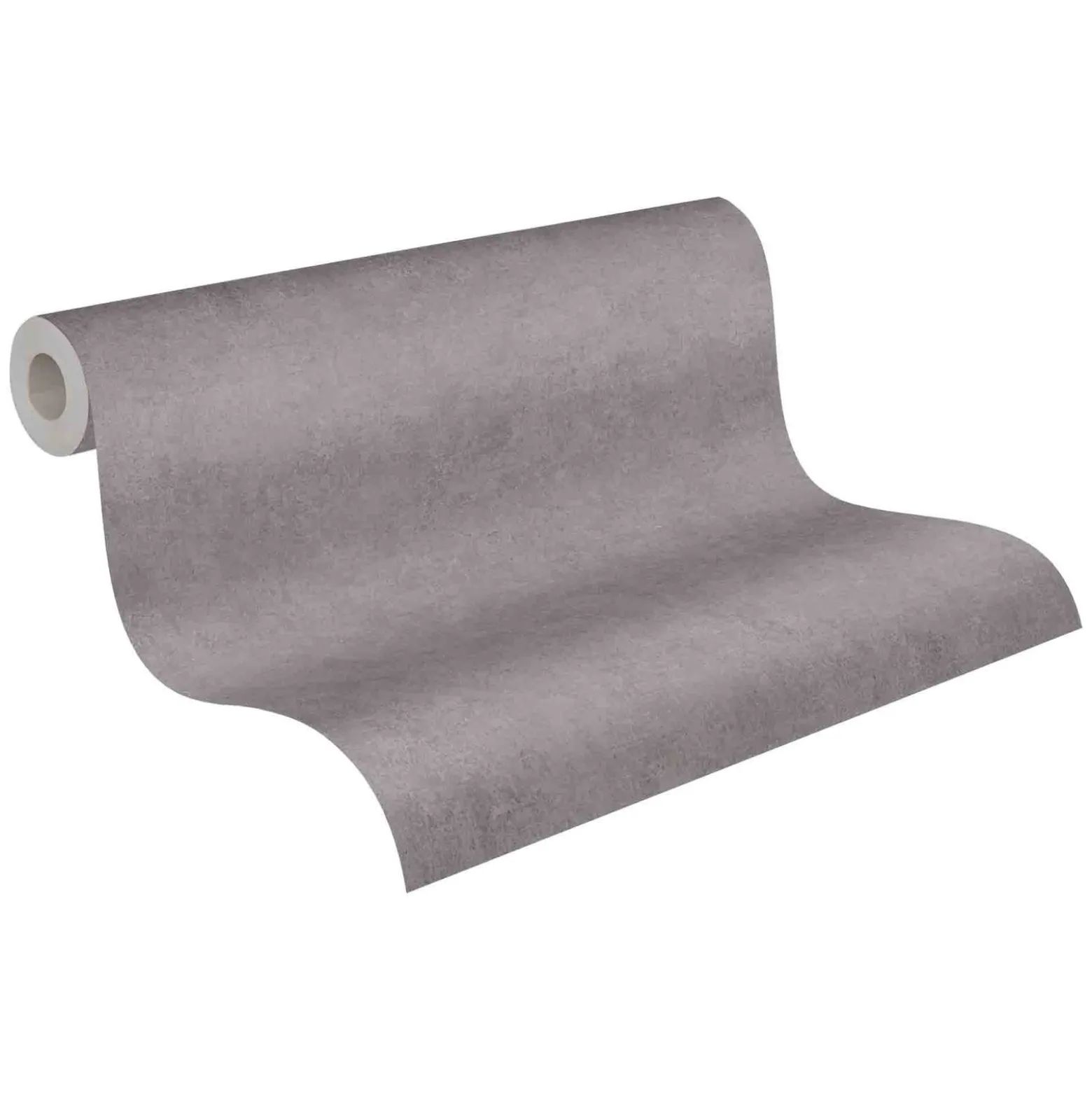 Vliestapete Uni grau 37656-3