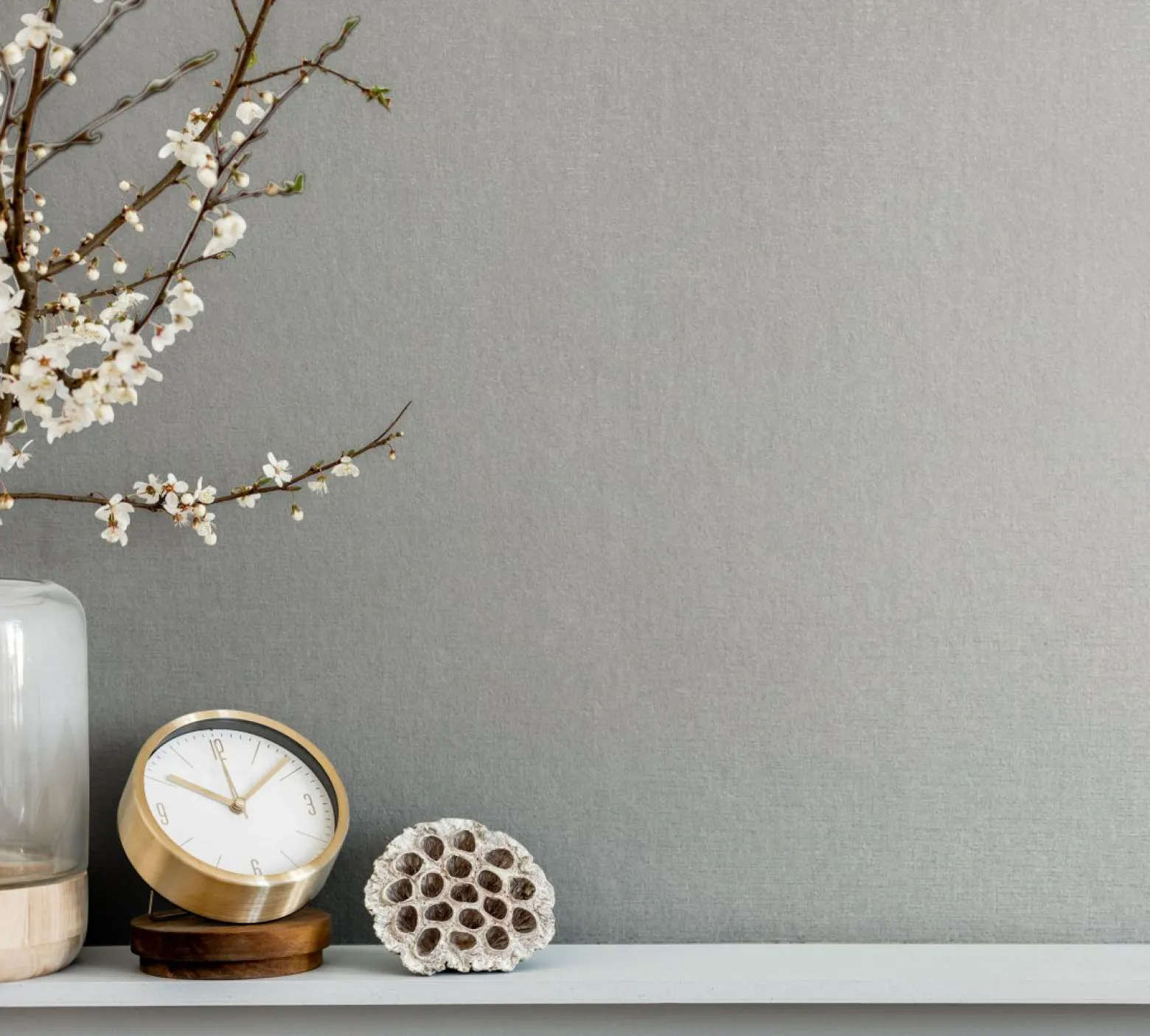 Vliestapete 34028 Uni Grau Marburg Habitat