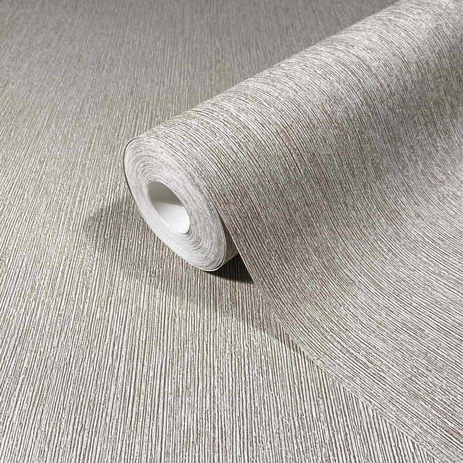 Vliestapete Uni Holzoptik Struktur Grau Braun 35354