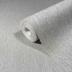 Vliestapete Uni Holzoptik Struktur Hellgrau 35353