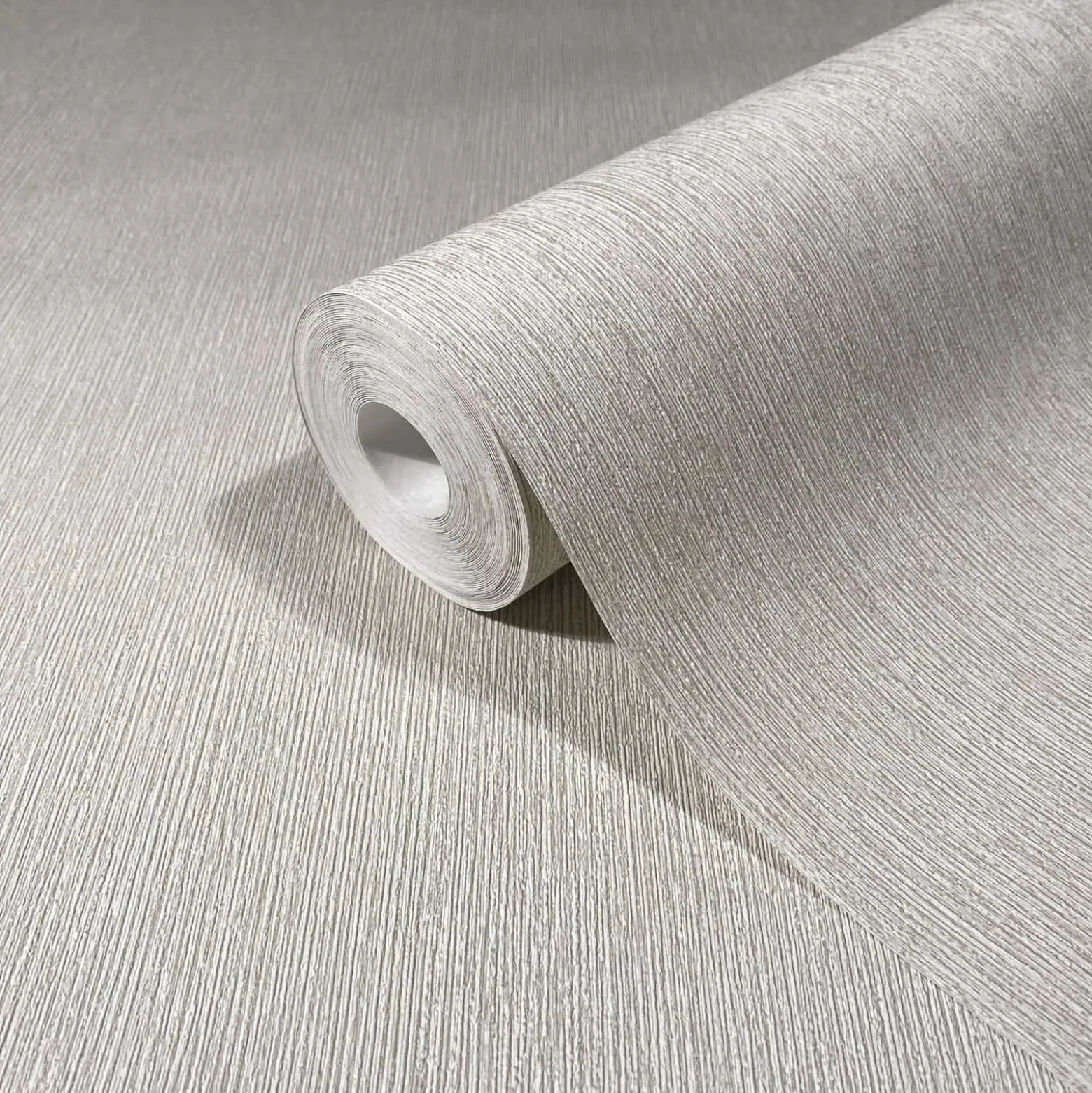 Vliestapete Uni Holzoptik Struktur Creme Beige 35351