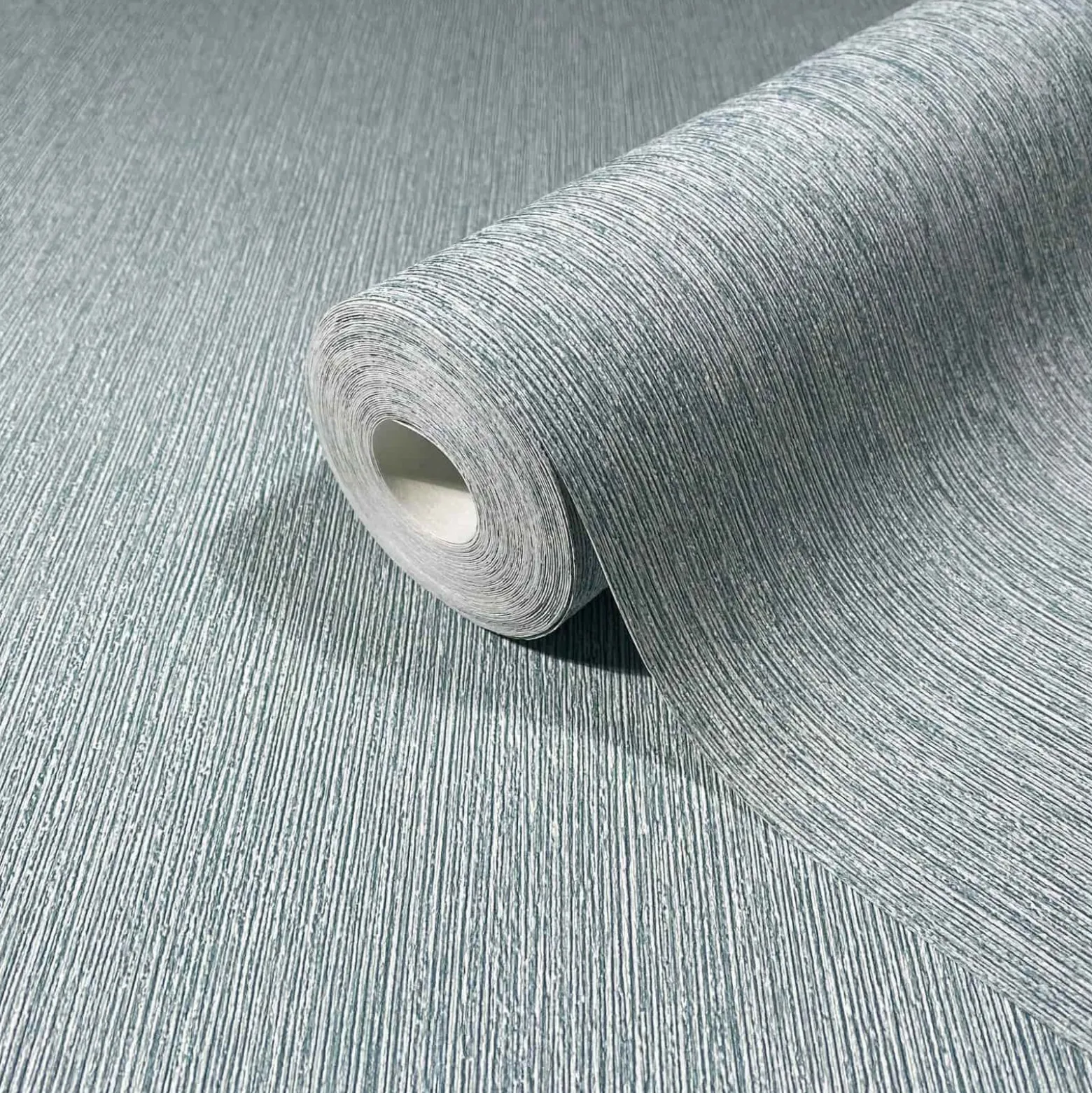 Vliestapete Uni Holzoptik Struktur Blau Grau 35361