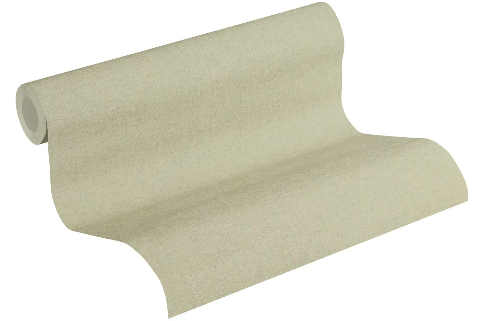 Vliestapete Uni meliert grün beige 37430-3