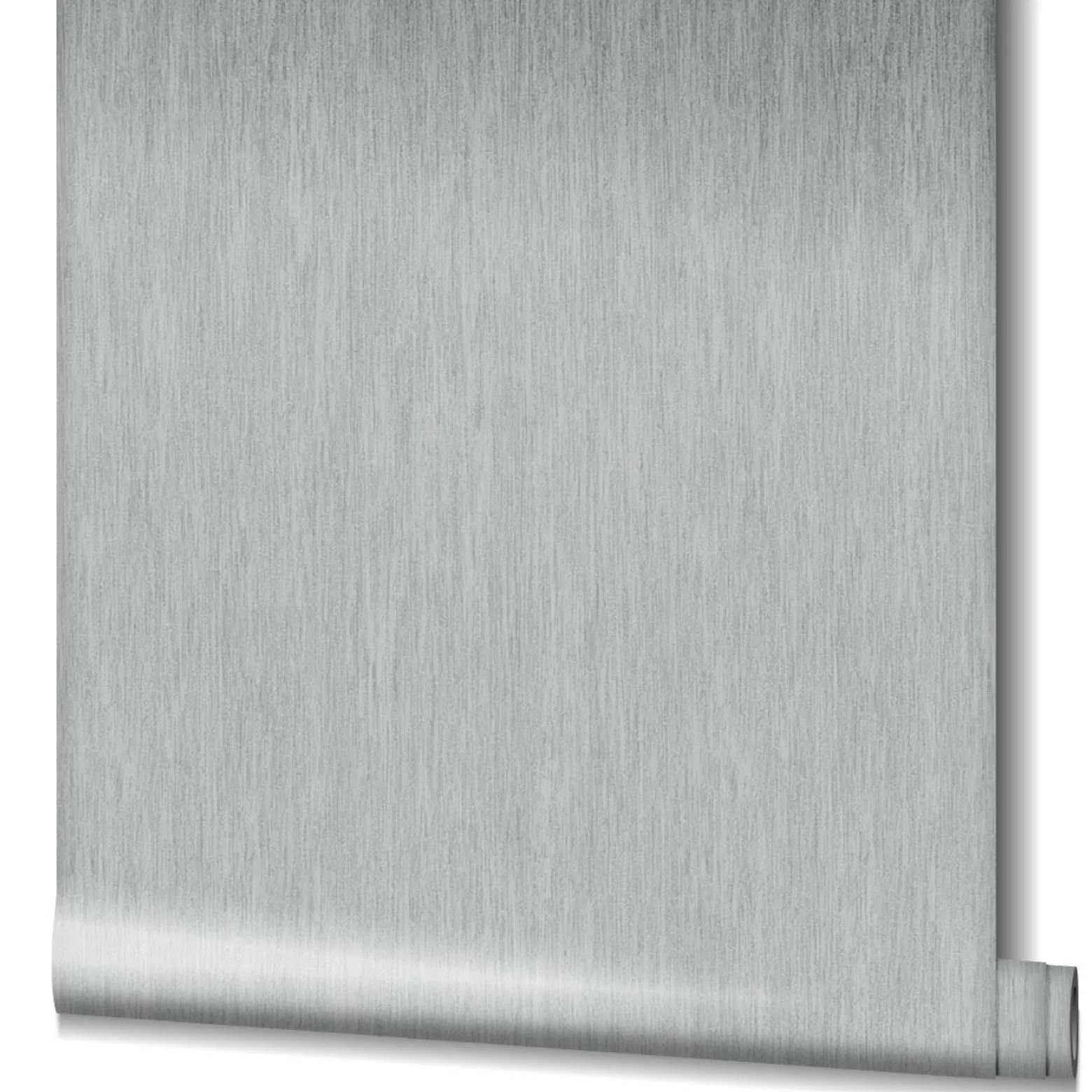 Vliestapete Uni Meliert hellgrau silber Metallic 85757