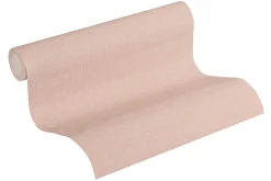 Vliestapete Uni meliert rosa beige 37430-1