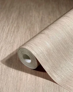 Vliestapete Uni Meliert rosé silber Metallic 85759
