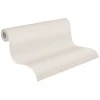Vliestapete Uni Meliert Struktur Creme Grau 38925-6