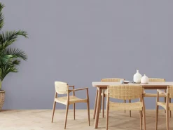 Vliestapete Uni Meliert Struktur Blau Grau 38925-8
