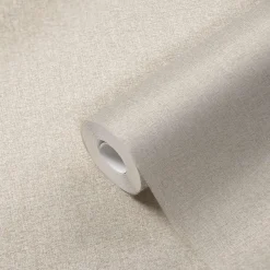 Vliestapete Uni Meliert Struktur Grau Beige 39353-2
