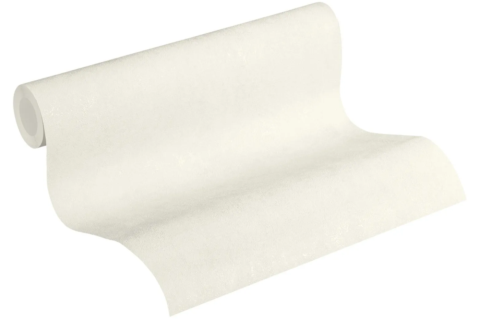 Vliestapete Uni mit Struktur creme Glanz 37425-1