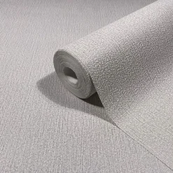 Vliestapete Uni Modern Struktur Grau Beige 82479