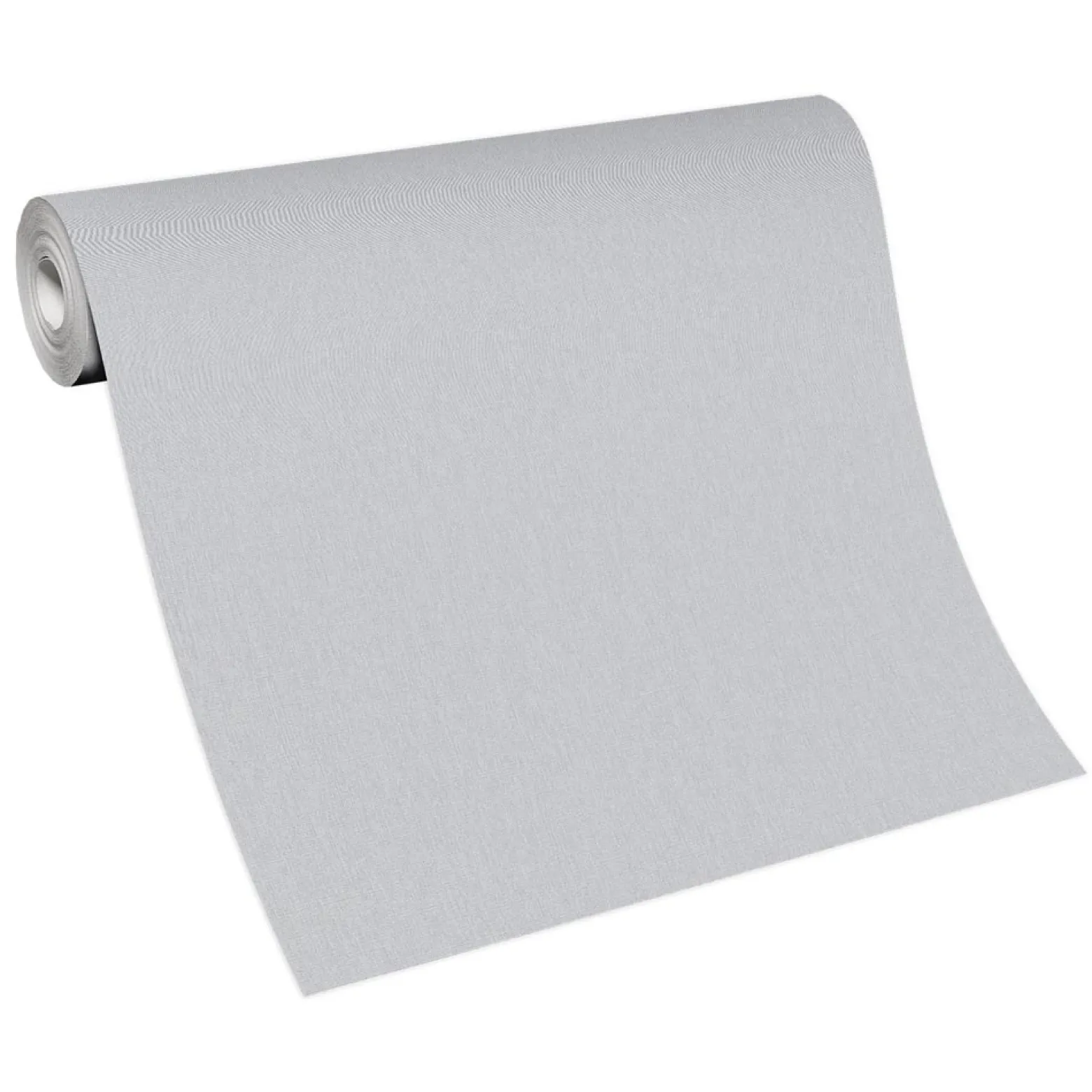 Vliestapete Uni Modern Textil Optik Grau 10393-10