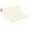 Vliestapete Uni Modern Textiloptik Creme Weiß 39341-4