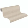 Vliestapete Uni Putzoptik Grau Gold Metallic 79201-6
