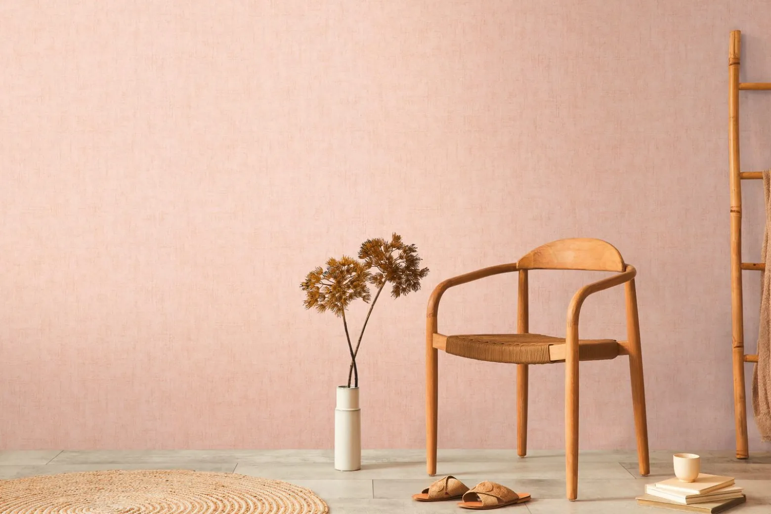 Vliestapete Uni Putzoptik Modern Apricot 79109-8
