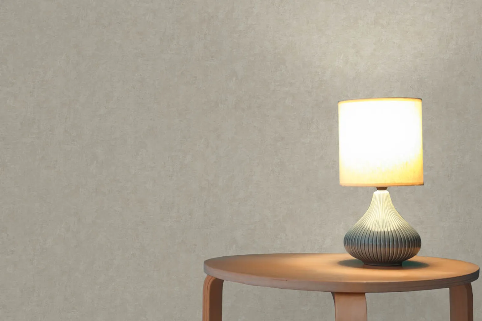 Vliestapete Uni Putz Optik Used-Look Beige Grau 38639-6