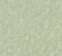 Vliestapete Uni Putz Optik Used-Look Grün 38639-2