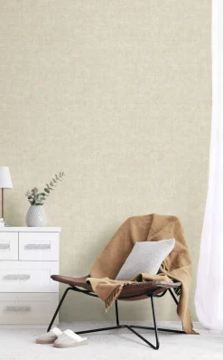 Vliestapete Uni Putz Struktur Creme Beige PP1215