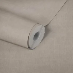 Vliestapete Uni Putz Struktur Grau Beige Metallic 39503-2