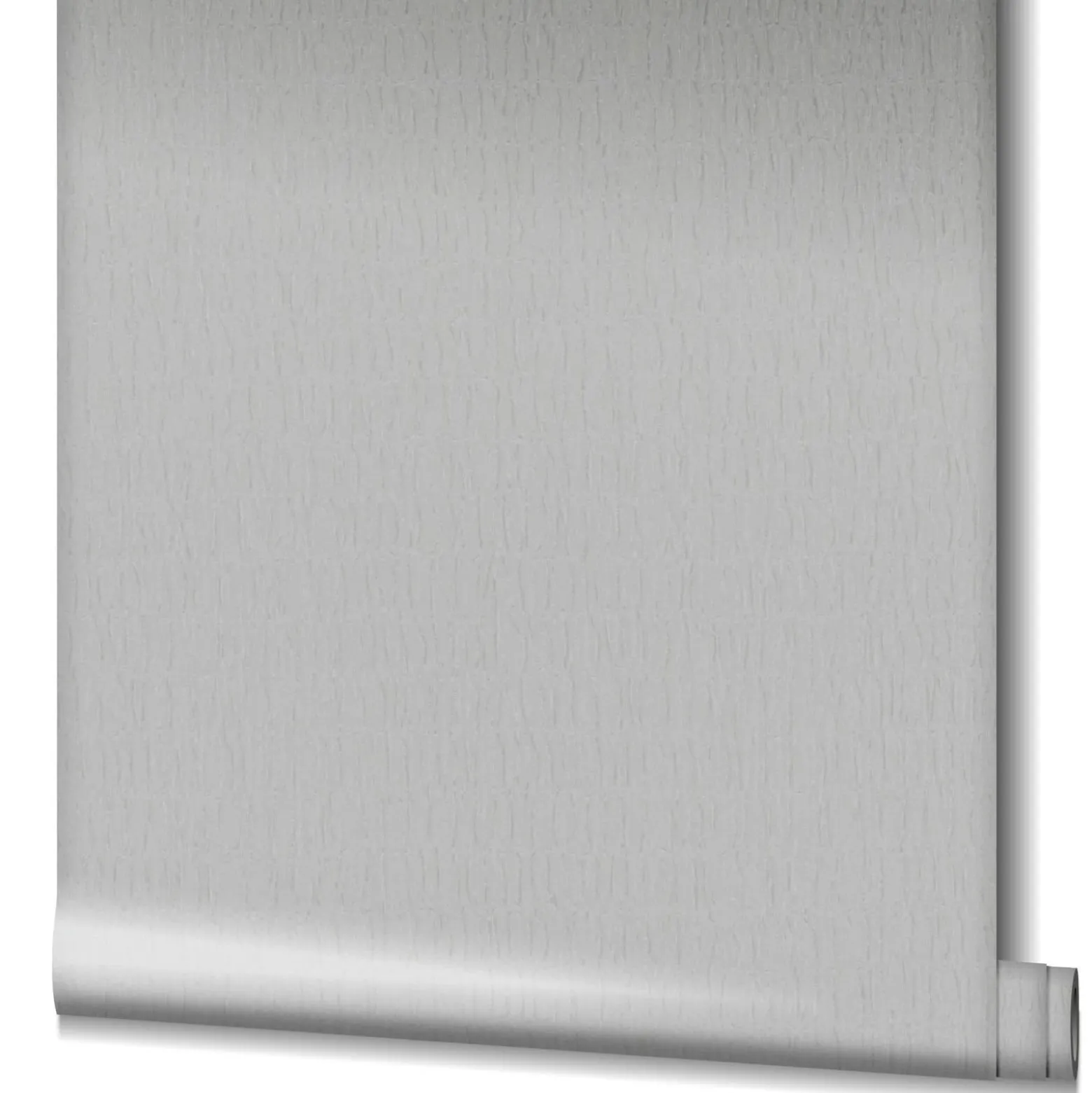 Vliestapete Uni Stoff Optik Grau Silber Metallic 34504