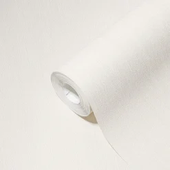 Vliestapete Uni Streifen Struktur creme 38098-1