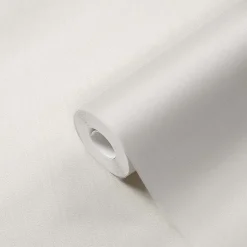 Vliestapete Uni Streifen Struktur creme-weiß 38098-8