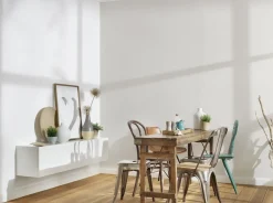 Vliestapete Uni Streifen Struktur creme-weiß 38098-8