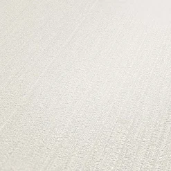 Vliestapete Uni Streifen Struktur creme-weiß 38098-8