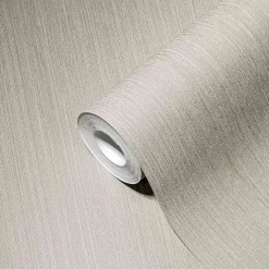 Vliestapete Uni Streifen Struktur beige-braun 38099-1