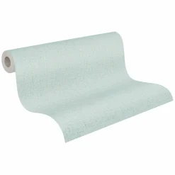 Vliestapete Uni Struktur Blau Grün Metallic 79067-2