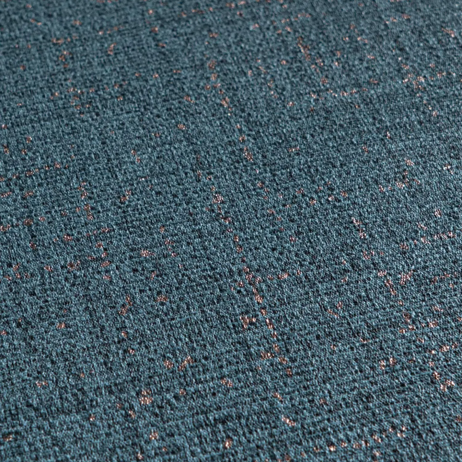 Vliestapete Uni Struktur Blau Kupfer Metallic 79067-4