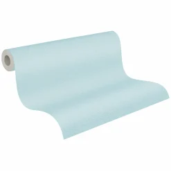 Vliestapete Uni Struktur Blau Gold Metallic 79065-4