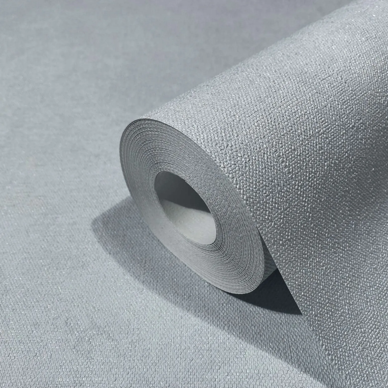 Vliestapete Uni Struktur Blau-Grau Glitzer 34415 Marburg
