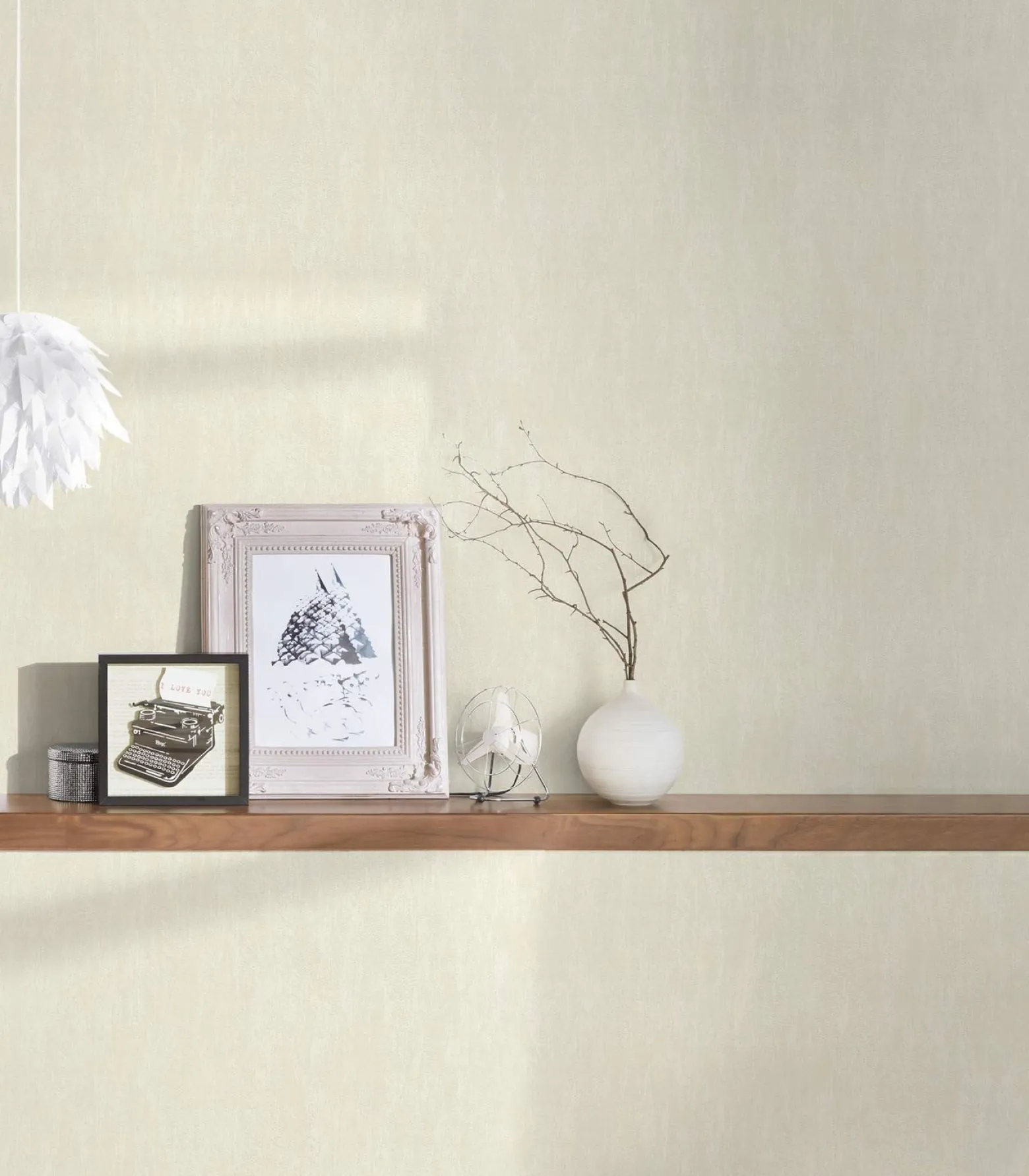 Vliestapete Uni Struktur creme 3724-06