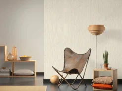 Vliestapete Uni Struktur cremebeige 36882-6